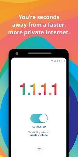 Скриншот 1.1.1.1: Faster для Android