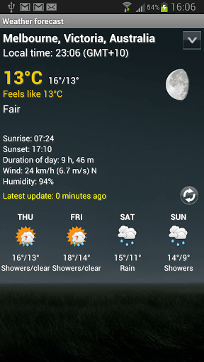 Скриншот 3D Sense Clock & Weather для Android