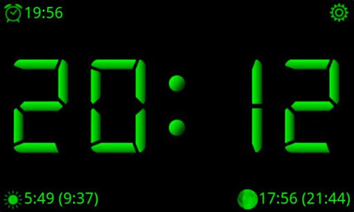 Скриншот AdyClock – ночные часы для Android