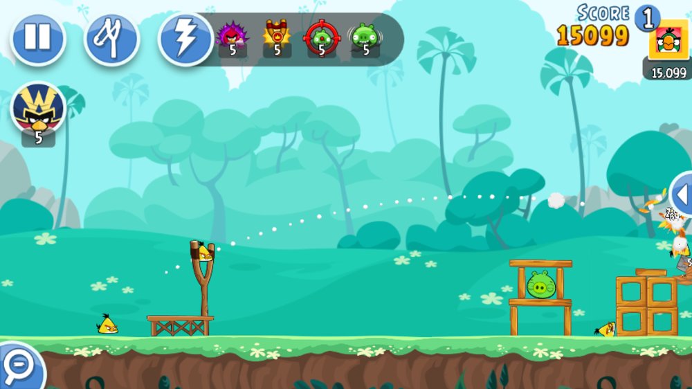 Скриншот Angry Birds Friends для Android