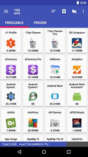 Скриншот App 2 SD (Русская версия) для Android