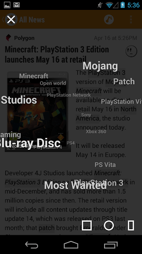 Скриншот Appy Gamer – Games news для Android