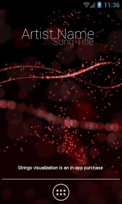 Скриншот Audio Glow Live Wallpaper для Android