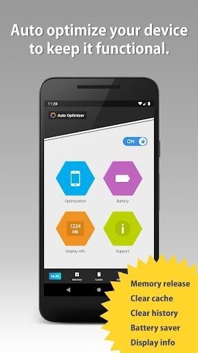 Скриншот Auto Optimizer для Android