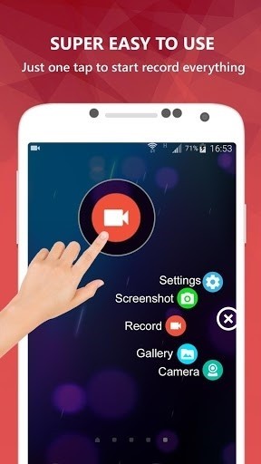 Скриншот AZ Screen Recorder для Android