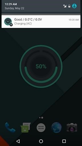 Скриншот Beautiful Battery Disc для Android