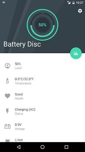 Скриншот Beautiful Battery Disc для Android