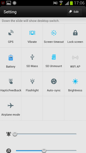 Скриншот Blue Light Toucher Theme GO для Android