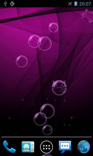 Скриншот Bubble Живые Обои / Bubble Live Wallpaper для Android