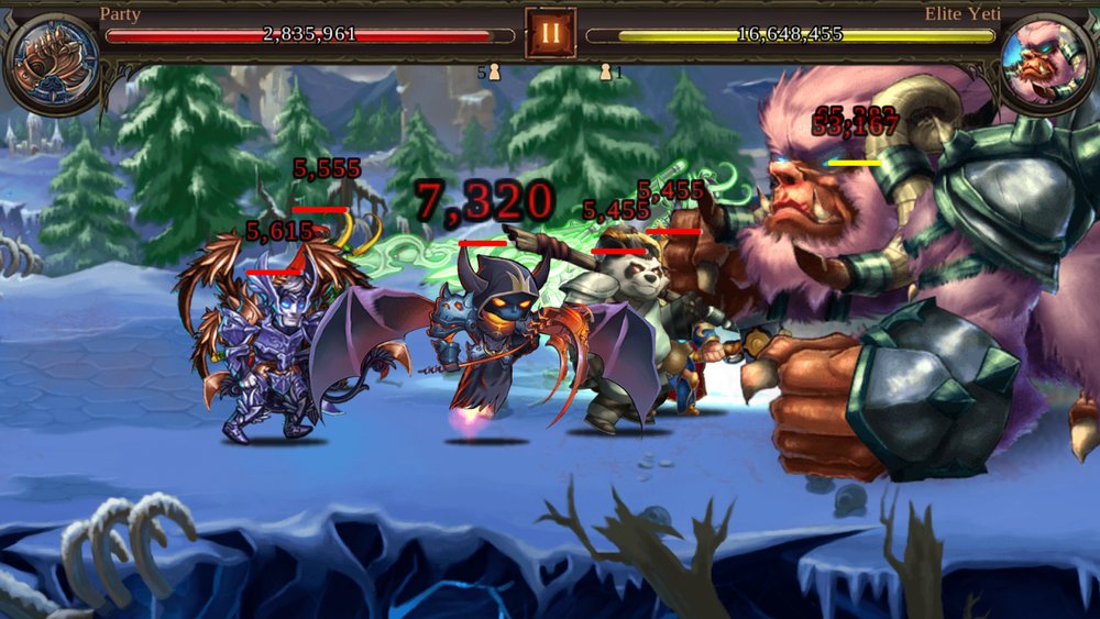 Скриншот Epic Heroes War для Android