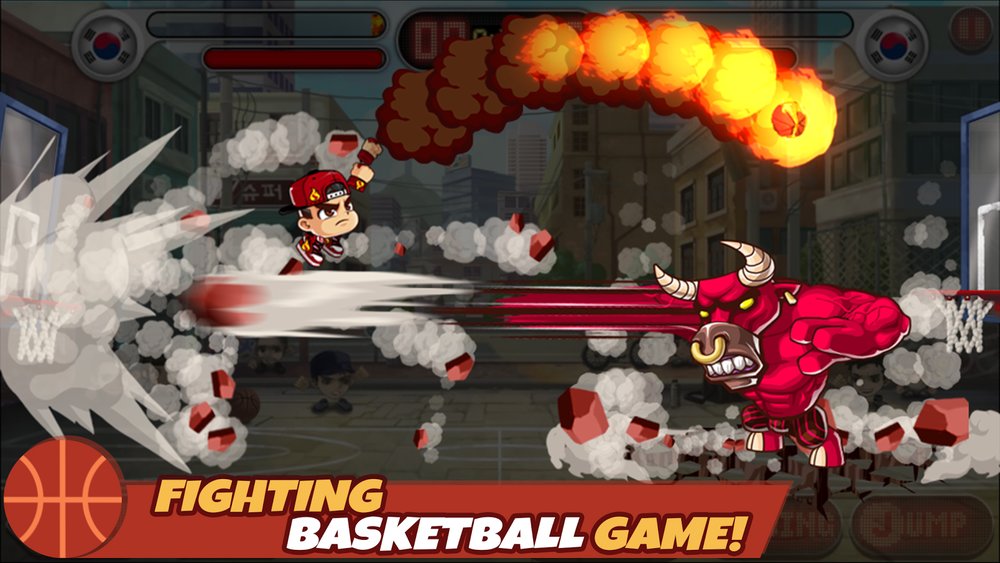 Скриншот Head Basketball для Android