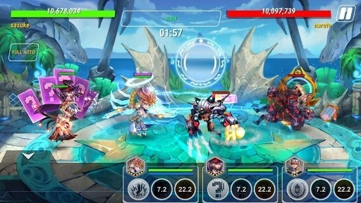 Скриншот Heroes Infinity: God Warriors для Android