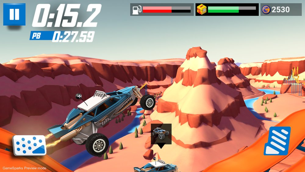 Скриншот Hot Wheels: Race Off для Android