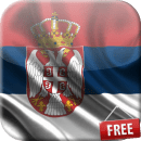 3D флаг Сербии LWP
