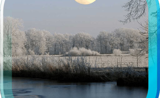 Зима Луна Живые Обои