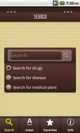 Скриншот Медицинский справочник для Android