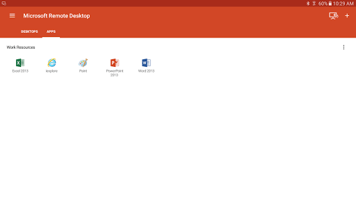 Скриншот Microsoft Remote Desktop для Android