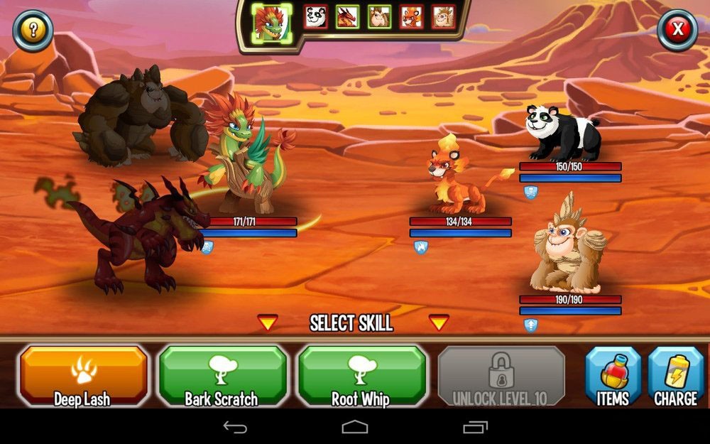 Скриншот Monster Legends для Android
