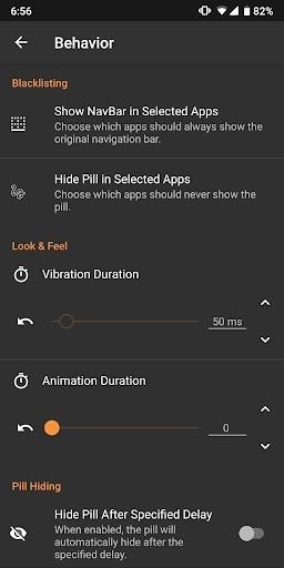 Скриншот Navigation Gestures для Android