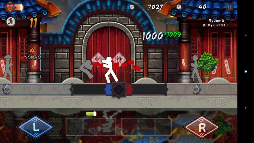 Скриншот One Finger Death Punch для Android