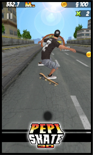 Скриншот PEPI Skate 3D для Android