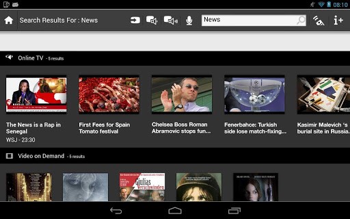 Скриншот Philips MyRemote для Android
