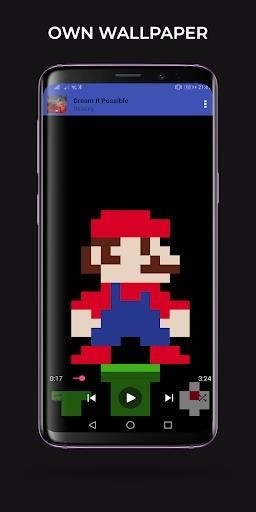 Скриншот Pixel Music Player для Android