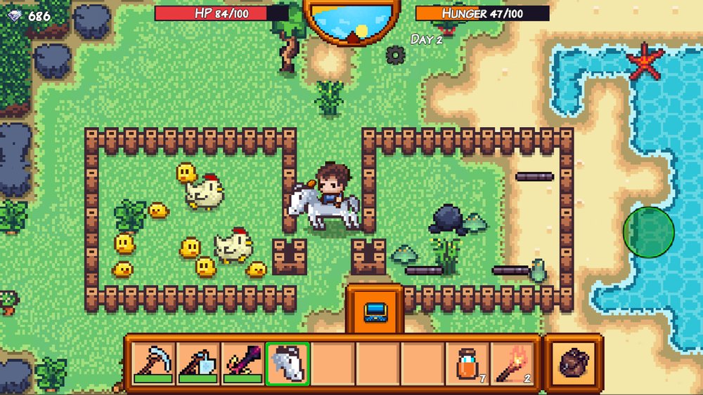 Скриншот Pixel Survival Game 3 для Android