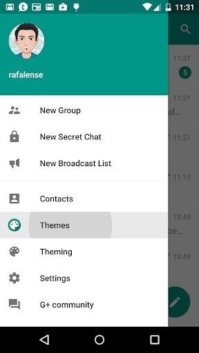 Скриншот Plus Messenger для Android