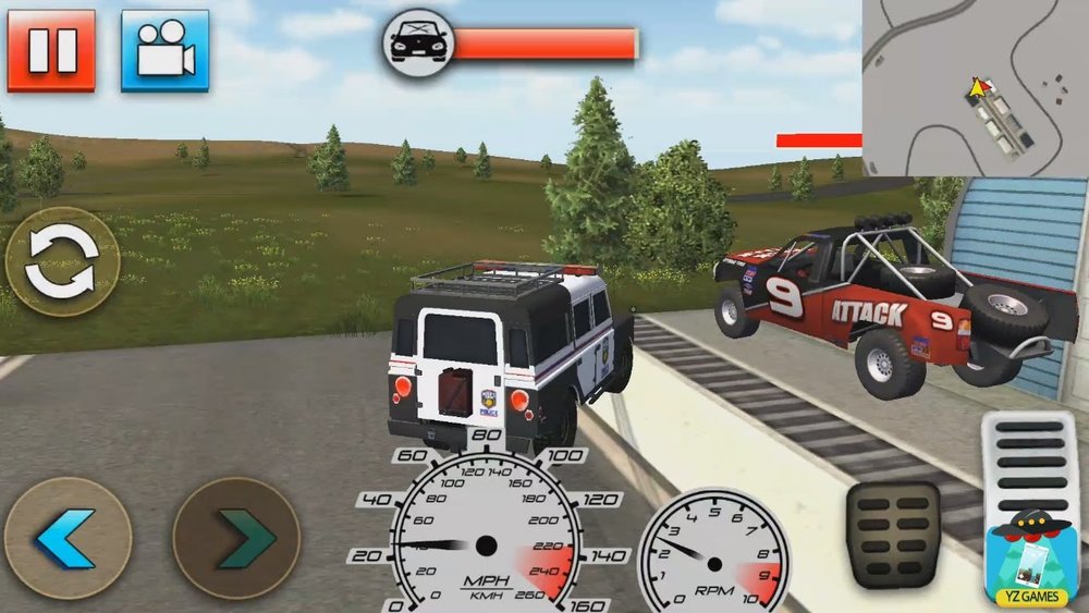 Скриншот Police Car Smash 2017 для Android