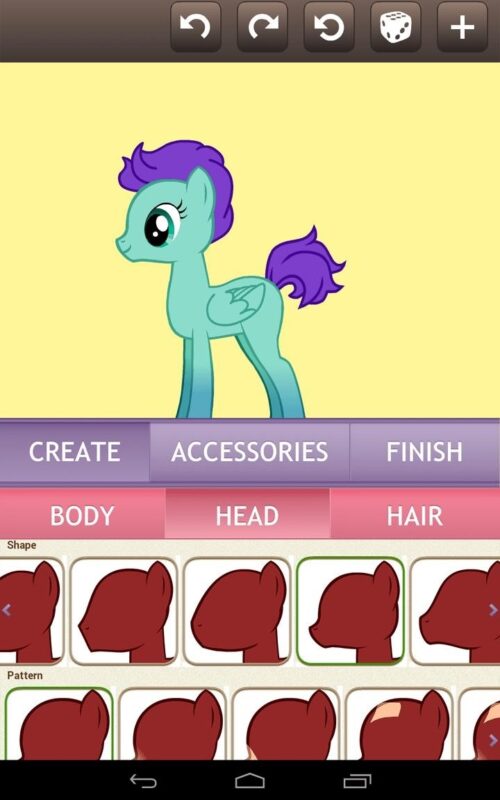Скриншот Pony Creator для Android