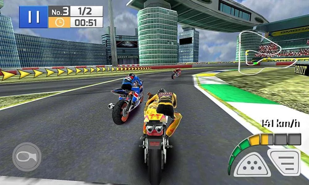 Скриншот Real Bike Racing для Android