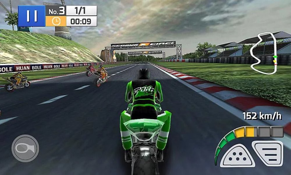 Скриншот Real Bike Racing для Android