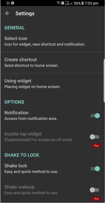 Скриншот Screen Lock Pro для Android