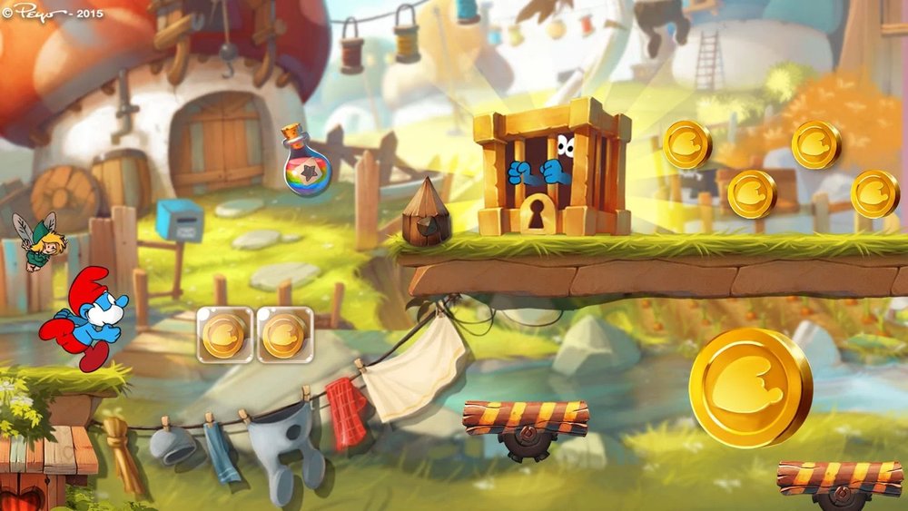 Скриншот Smurfs Epic Run для Android