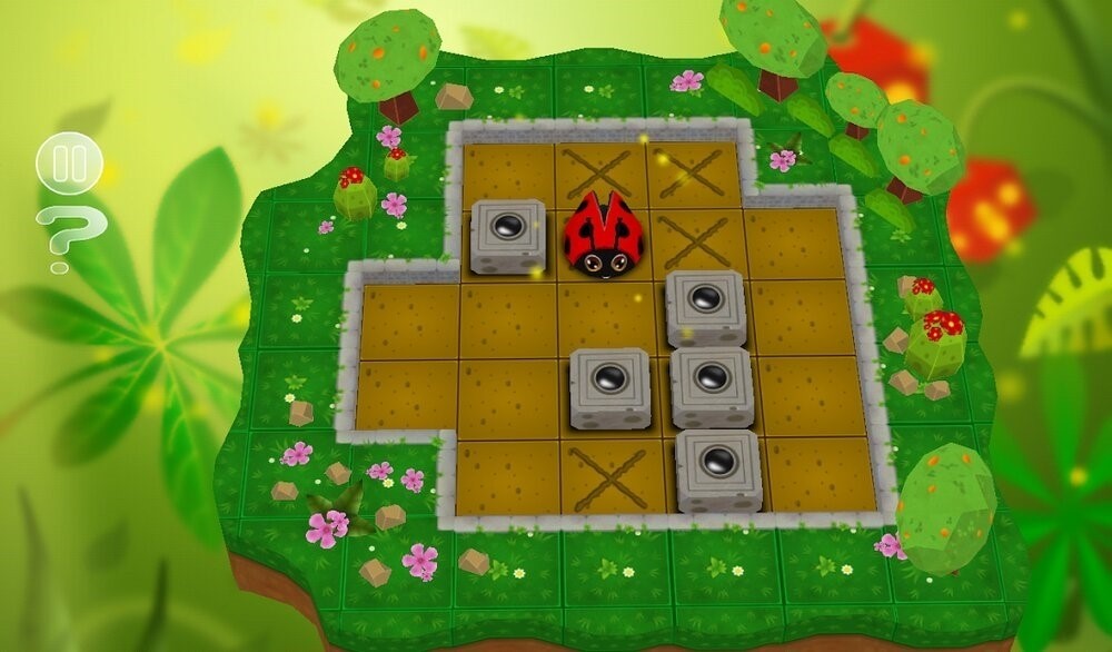 Скриншот Sokoban Garden 3D для Android