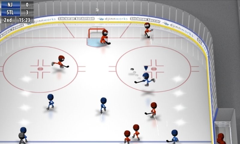 Скриншот Stickman Ice Hockey для Android