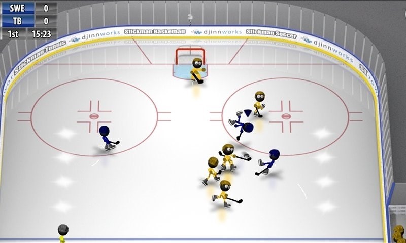 Скриншот Stickman Ice Hockey для Android