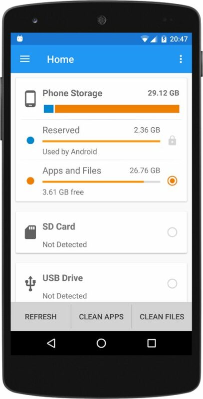 Скриншот Storage Space для Android