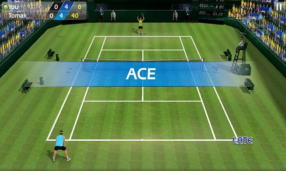 Скриншот Теннис пальцем – Tennis 3D для Android