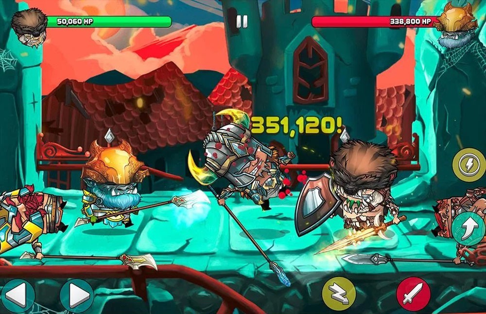 Скриншот Tiny Gladiators для Android