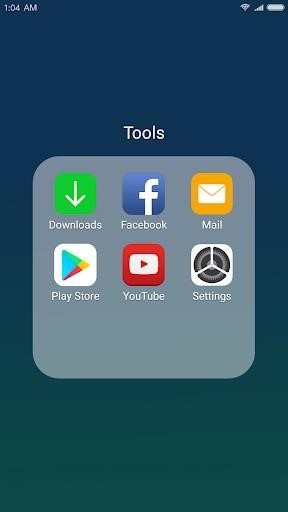 Скриншот X Launcher IOS Prime для Android