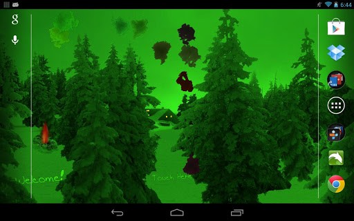 Скриншот Зимний Снегопад Живые Обои / Winter Snowfall LWP для Android